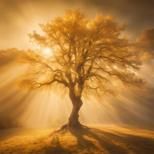 tree reaching up to the heavens