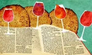 abstract passover 4 cups