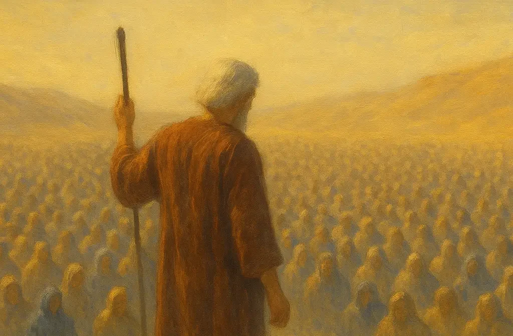 Moshe stood before the Jewish nation telling them they are standing before Hashem