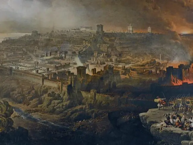 Jerusalem covered in smoke, 10th of tevet