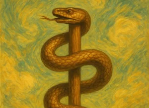 Copper snack on a stick