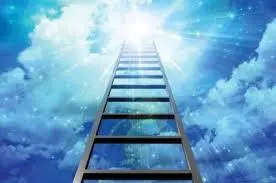 Ladder going up to the sky