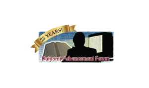 Dafyomi advancement forum home page
