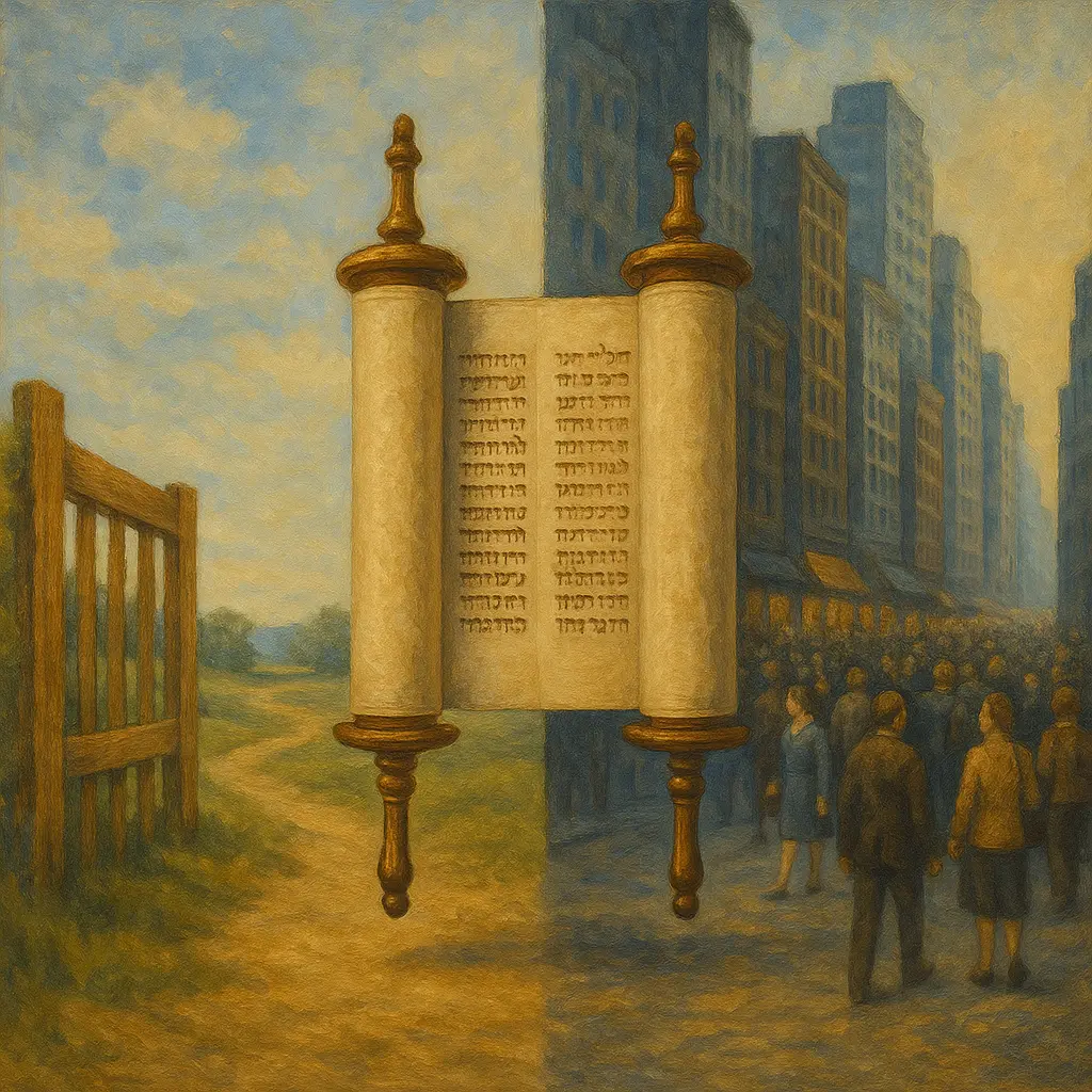 Torah in the middle of calm and business